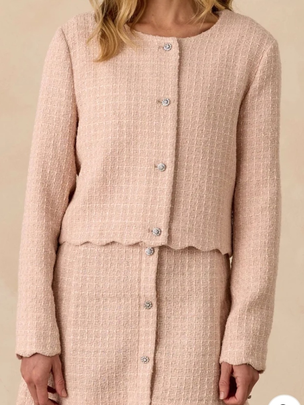 Noralee Tweed Jacket Rose
